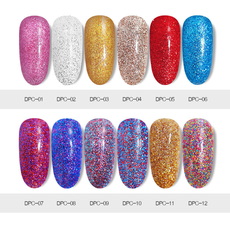 Laser glitter nail powder Laser glitter nail powder